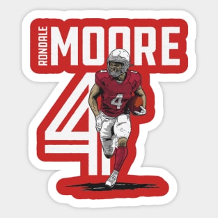 Rondale Moore Arizona Inline Sticker